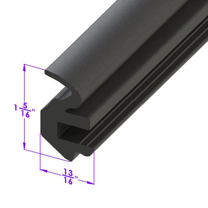 Windshield, Rear Window & Quarter Window Seal For Cars w/Chrome Qarnish; LP 30-F