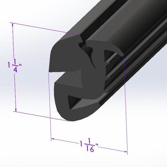 Windshield and Rear Window Seal without Lockstrip; LP 30-S/WO