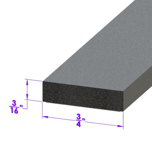 Adhesive Backed Weatherstripping. 3/4" Wide X 3/16" Thick; LP 31634
