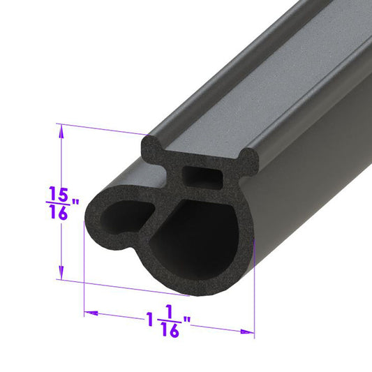 Half Steel Front Door Seal; LP 48-D