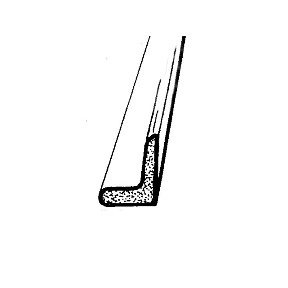 Door Side Seal Inner Belt Weatherstrip; LP 48