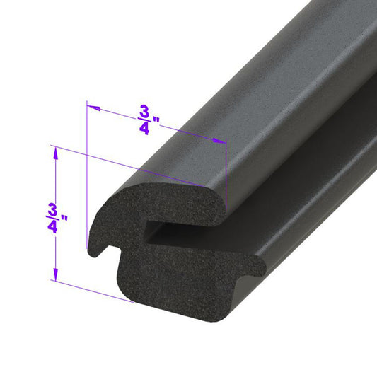 Trunk Seal Installs in trunk gutter, Sponge Rubber; LP 50