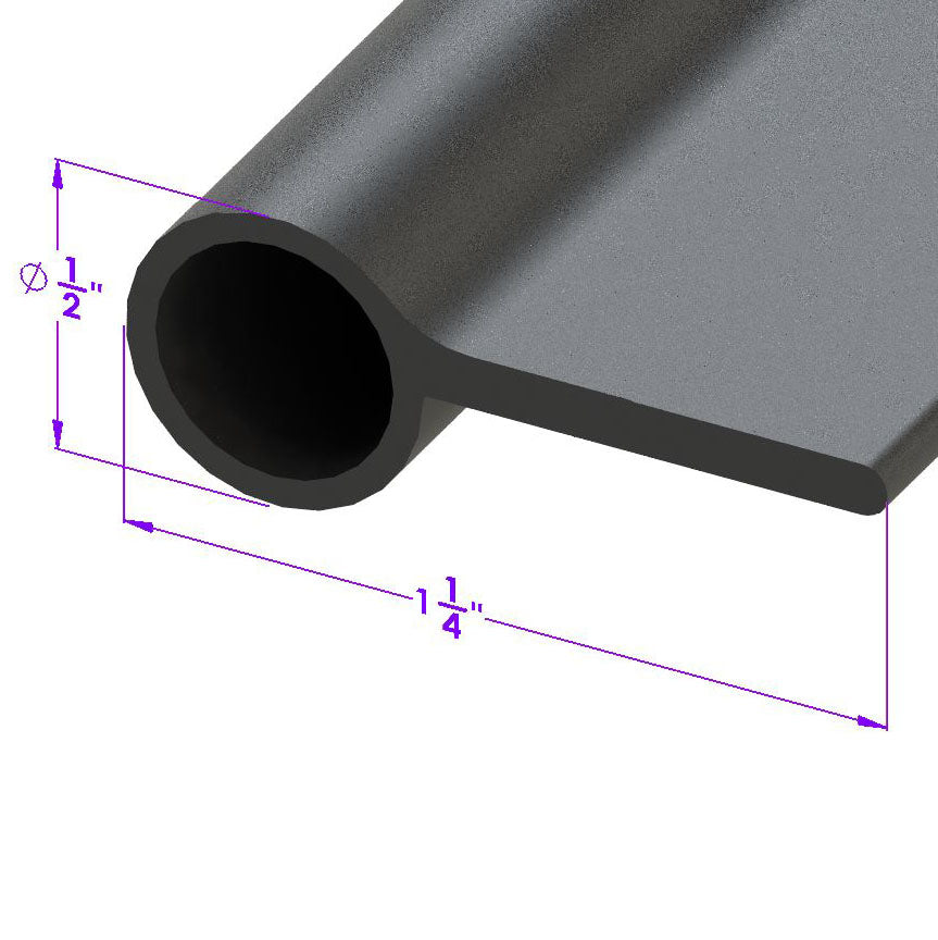 Door Top and Side Seal All Rubber; LP 57-F