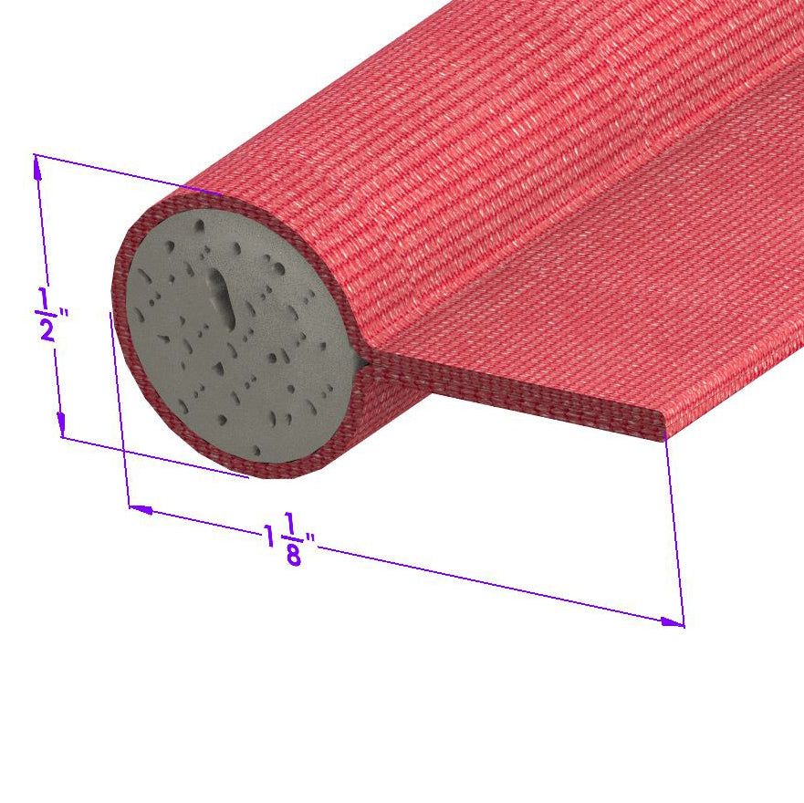 Red, Cloth-Covered Sponge Windlace; LP 57-G