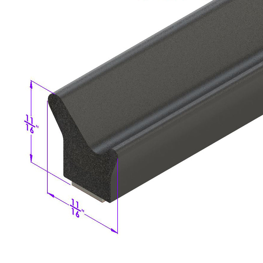 Adhesive Backed Weatherstripping 1-2" Wide X 5/8" Thick; LP 58128