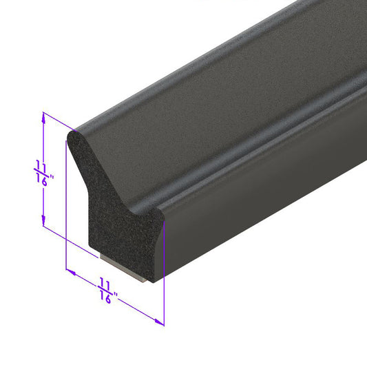 Adhesive Backed Weatherstripping 1-2" Wide X 5/8" Thick; LP 58128