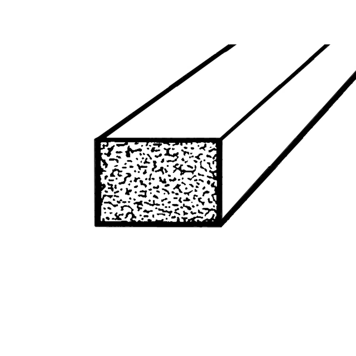 Trunk and Universal Seal Black Sponge, 3/4" Wide X 1/2" Thick; LP 58-A