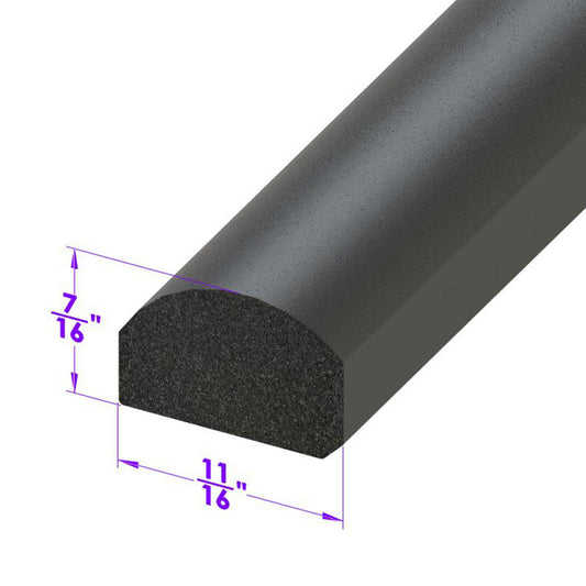 Door Side Seal Fits 40 Mercury and many models of Jaguar; LP 60