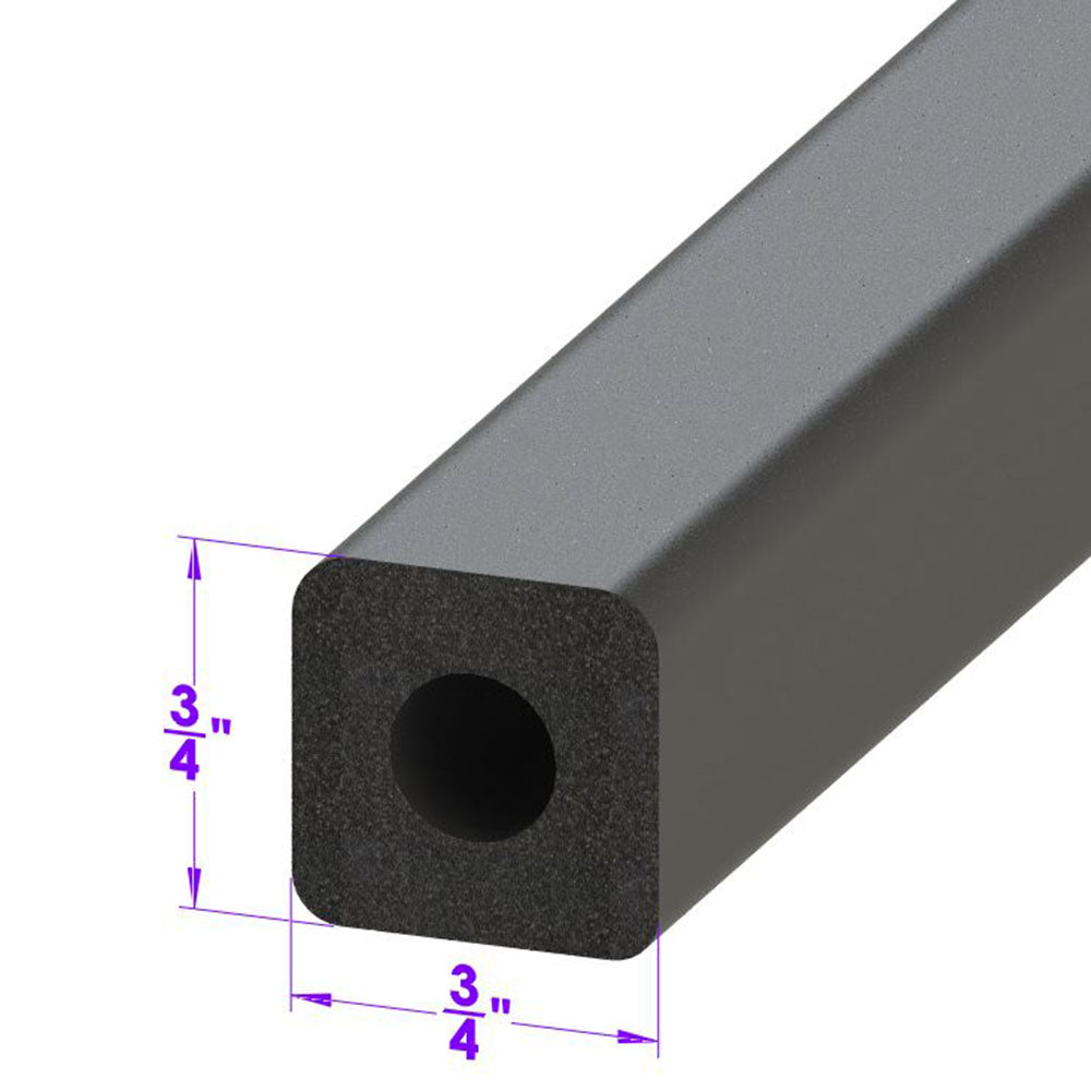 3/4" Square Shaped Extrusion; LP 80-N