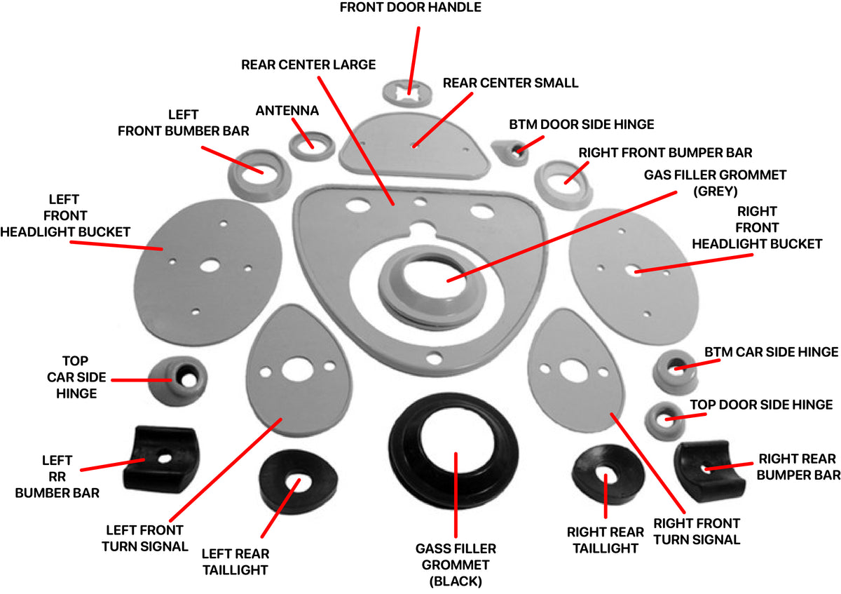 Mounting Base Kit For BMW Isetta 1955-1962; MBK 100