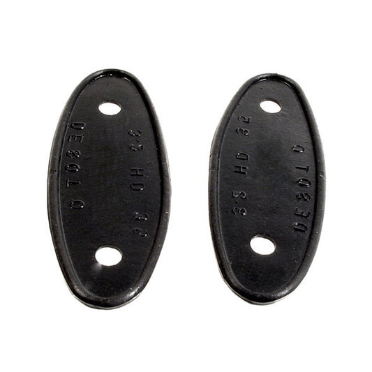 2" wide X 5-3/8" long Headlight Bar Pads For DeSoto Model SC 1932; MP 663-B