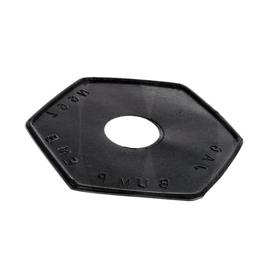 3-5/8" wide X 4" long Bumper Emblem Pad For Jaguar XK150 1958-1961; MP 799-N