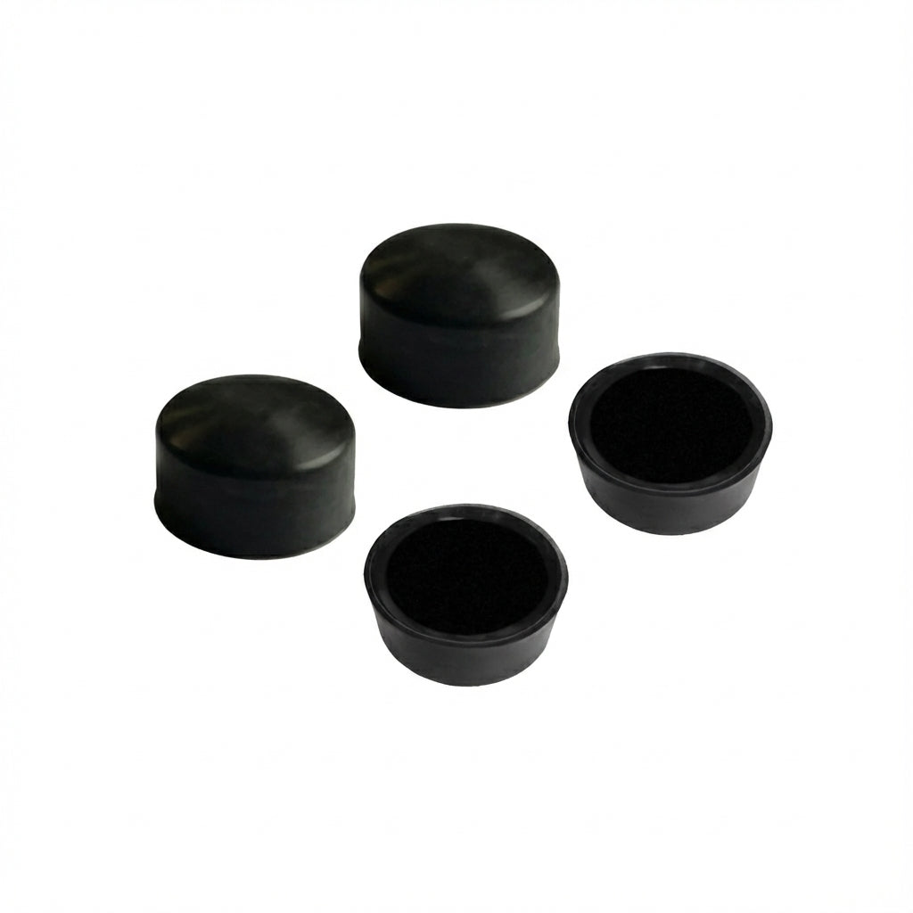 Nut Cover 0.76" (19.3mm) HEX X 0.43" (10.9mm)Blackout Heat-proof Silicone; NC 20