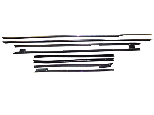 1965-66 PONTIAC BONNEVILLE/CATALINA/PARISIENNE CONV. WINDOW SWEEP SET, 8PCS