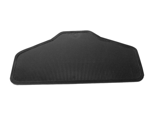 Small Mat 12" wide X 7-3/4" long, 1/8" Thickness, Black Rubber; RM 14
