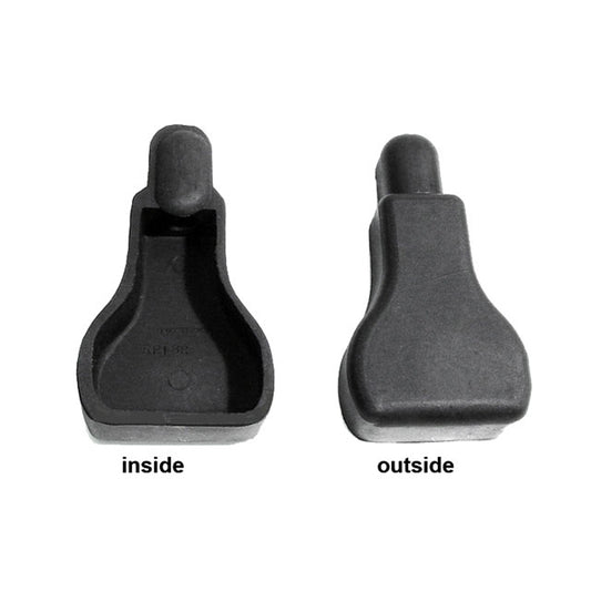 Battery Terminal Covers Reduces Corrosion, Black Rubber; RP 1-B