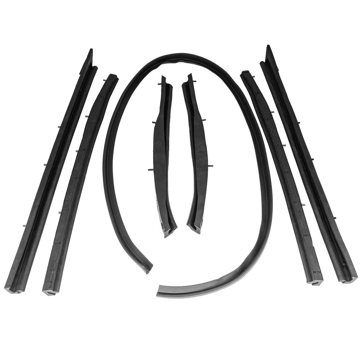 Convertible Top Roof Rail Kit 7-Piece For Buick Special 1954-1956; RR 1701