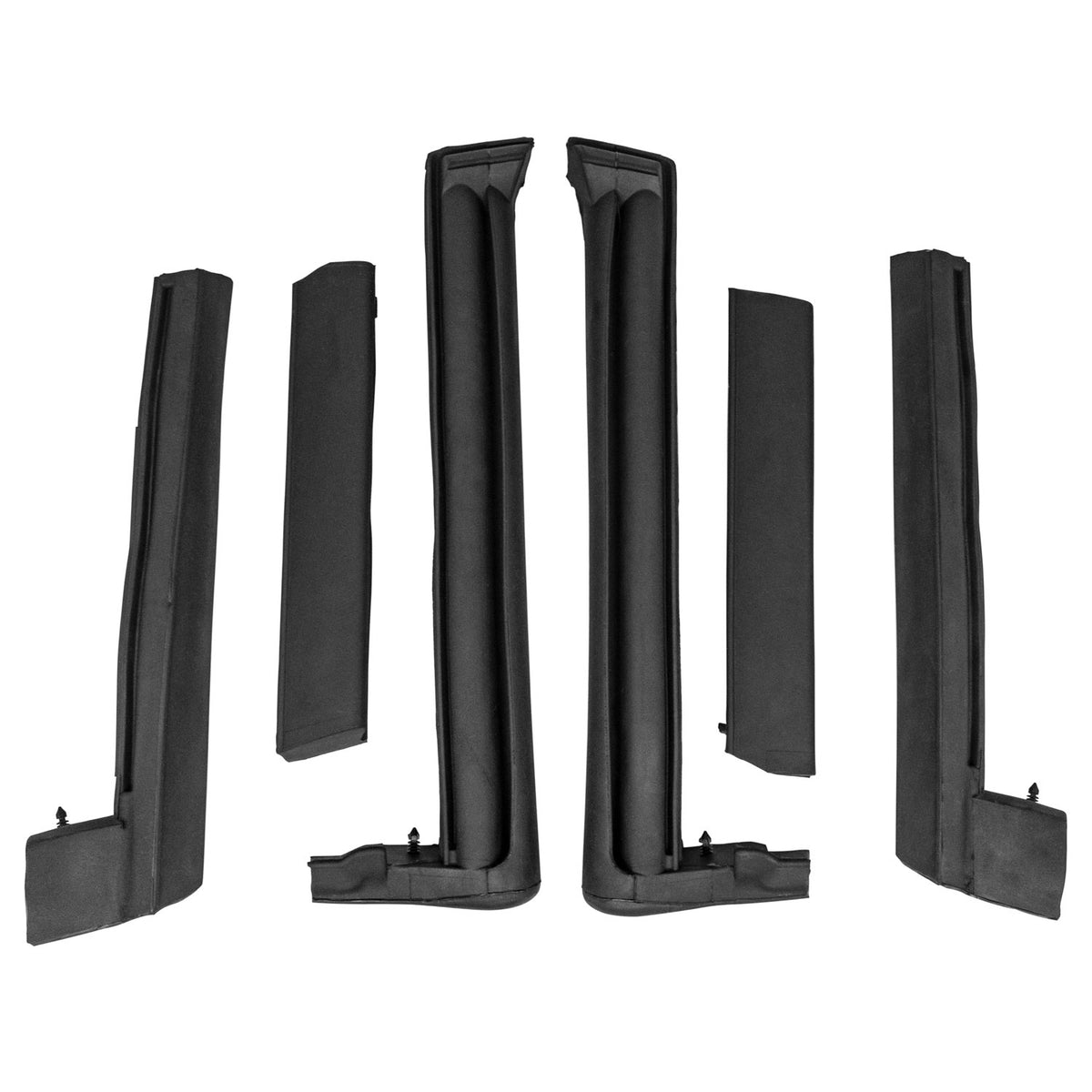 Convertible Rail Kit 6-Piece For Chevrolet Corvette 1998-2004; RR 2009-C