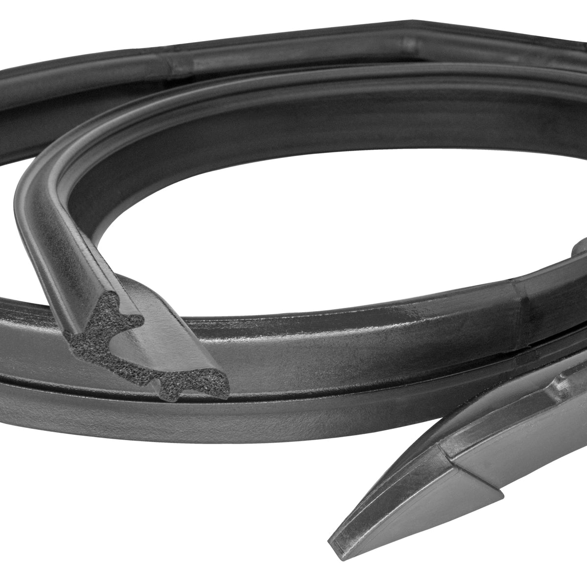 Roof-Rail Seals For Plymouth Scamp 1971-72, Valiant 1967-72 2604106/7; RR 4001-B