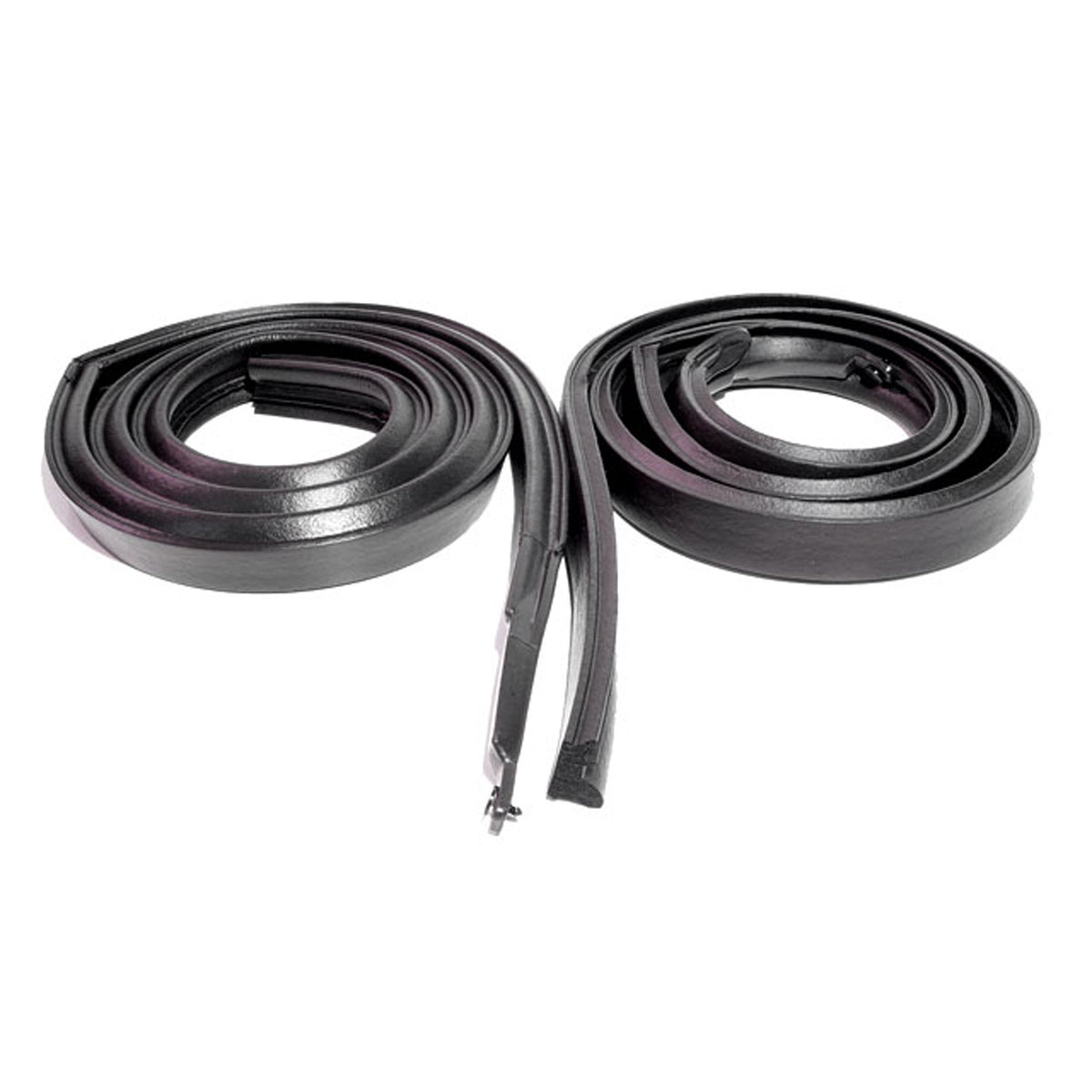 Molded Roof Rail Seals 2-Door Hardtop For Chevrolet Chevy II 1966-1967; RR 5011