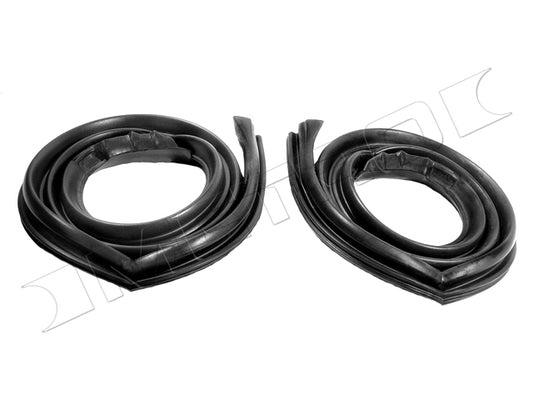 1969-1970 full size Buick, Chevrolet, Oldsmobile & Pontiac 4 door hardtop roof rail seals, pair.