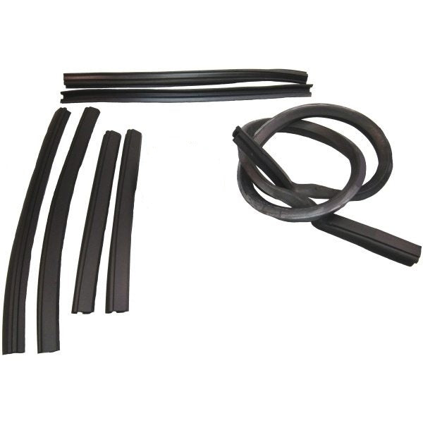1966-70 CORONET, BELVEDERE II, SATELLITE, SPORT SATELLITE, GTX, ROAD RUNNER,  CONVERTIBLE ROOF RAIL SEAL SET W/HEADER SEALS,1967-69 DART/ CUDA 8PCS