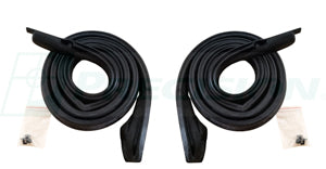 1967-1968 GM 'B' BODY 4 DOOR HARDTOP ROOF RAIL SEALS, PAIR