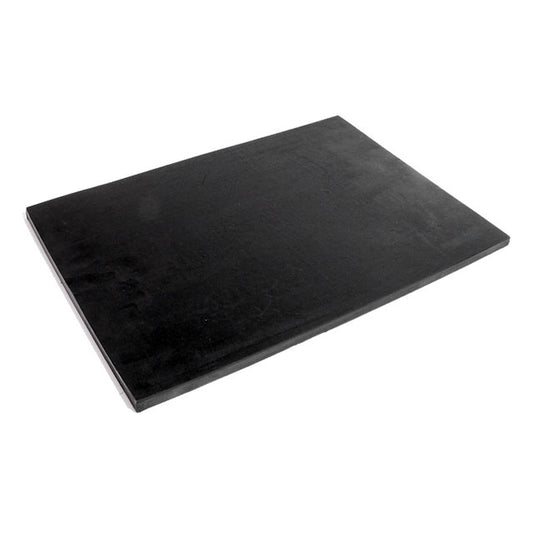 Solid Rubber Sheet 10" Wide, 14" Length, 1/2" Thick; S 12-1014