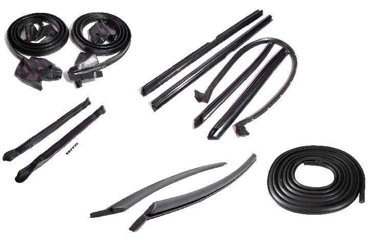 1971-1975 Pontiac Catalina & Grandville convertible 12pc weatherstrip seal set (FREE SHIPPING)