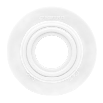 Dimmer Switch Grommet 2-1/2" flange, 1" I.D, White, Rubber; SM 80-I