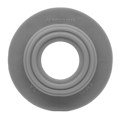 Dimmer Switch Grommet 2-1/2" flange, 1" I.D, Silver, Rubber; SM 80-J