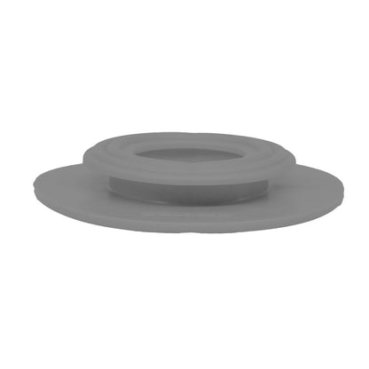 Dimmer Switch Grommet 2-1/2" flange, 1" I.D, Silver, Rubber; SM 80-J
