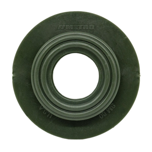Dimmer Switch Grommet 2-1/2" flange, 1" I.D, Moss Green, Rubber; SM 80-N