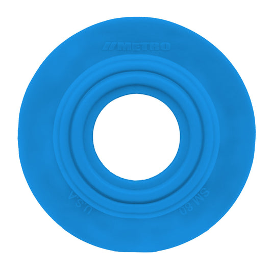 Dimmer Switch Grommet 2-1/2" flange, 1" I.D, Medium Blue, Rubber; SM 80-P