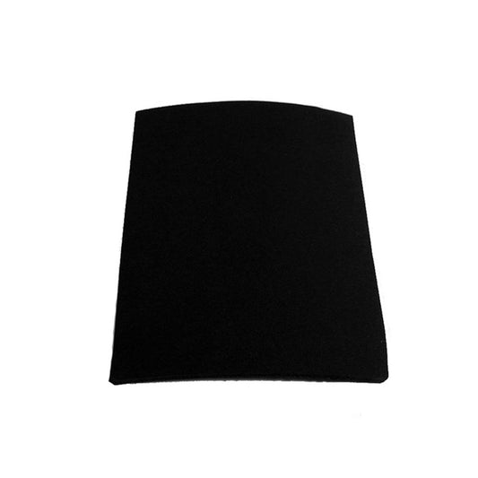 Closed Cell Sponge Rubber Sheet 5" W X 7" L X 1/4" thick, dark Gray; SR 14-0507