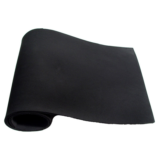 Closed Cell Sponge Rubber Sheet Dark Gray, 10" W X 28" L X 1/4" Thick SR 14-1028