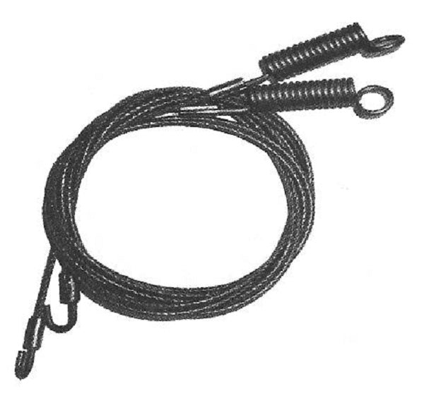 1984-1985 Toyota Celica convertible top hold down tension cables, pair.