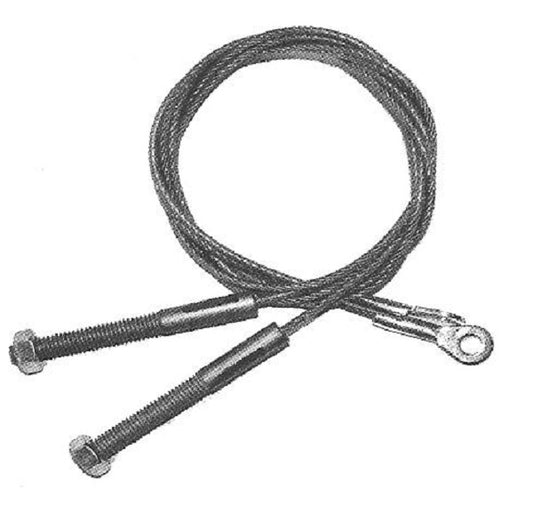 1964-1/2-1965 Ford Mustang convertible top hold down tension cables, pair.