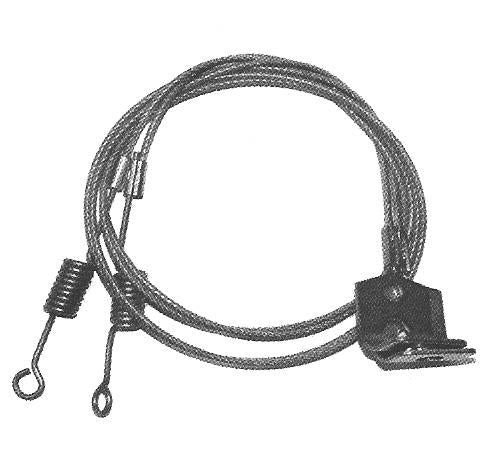 1967-1969 Chevrolet Camaro and Pontiac Firebird convertible top hold down tension cables, pair.