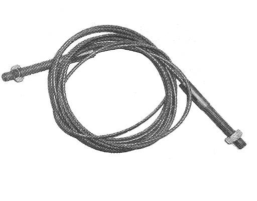 1988-1994 Jaguar XJ-S convertible rear tension cable, single.