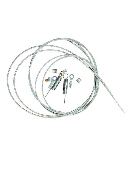 Universal convertible top hold down tension cables, pair.