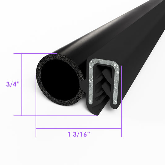 Press-on trim seal Per foot; TS 2-C