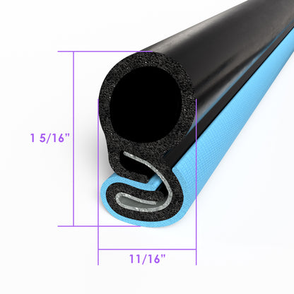 Door Seal Medium Blue; TS 6-B