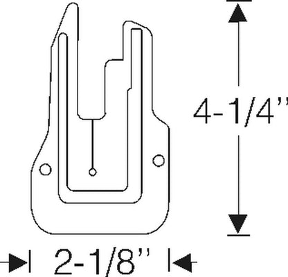 1965-1966 Cadillac Calais, DeVille, Eldorado & Fleetwood U-jam (lock pillar) seals, pair