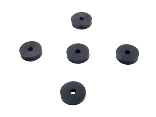 Flat Rubber Washers 1/4" I.D, 1" O.D, 1/4" thick, 5-Piece; UW 41