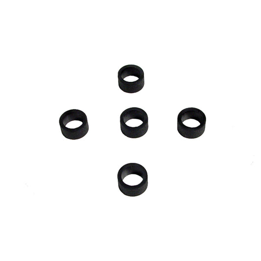 Flat Rubber Washers 3/8" I.D, 1/2" O.D, 1/4" thick, 5-Piece; UW 42