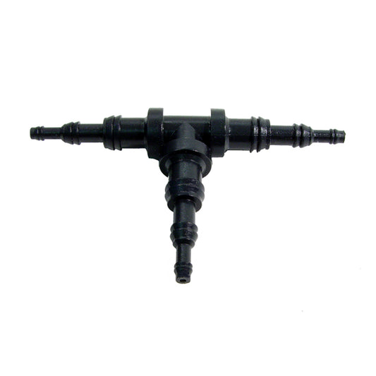 3-Way Vacuum Connector 1/8", 1/4" and 3/8" Black; VH 114