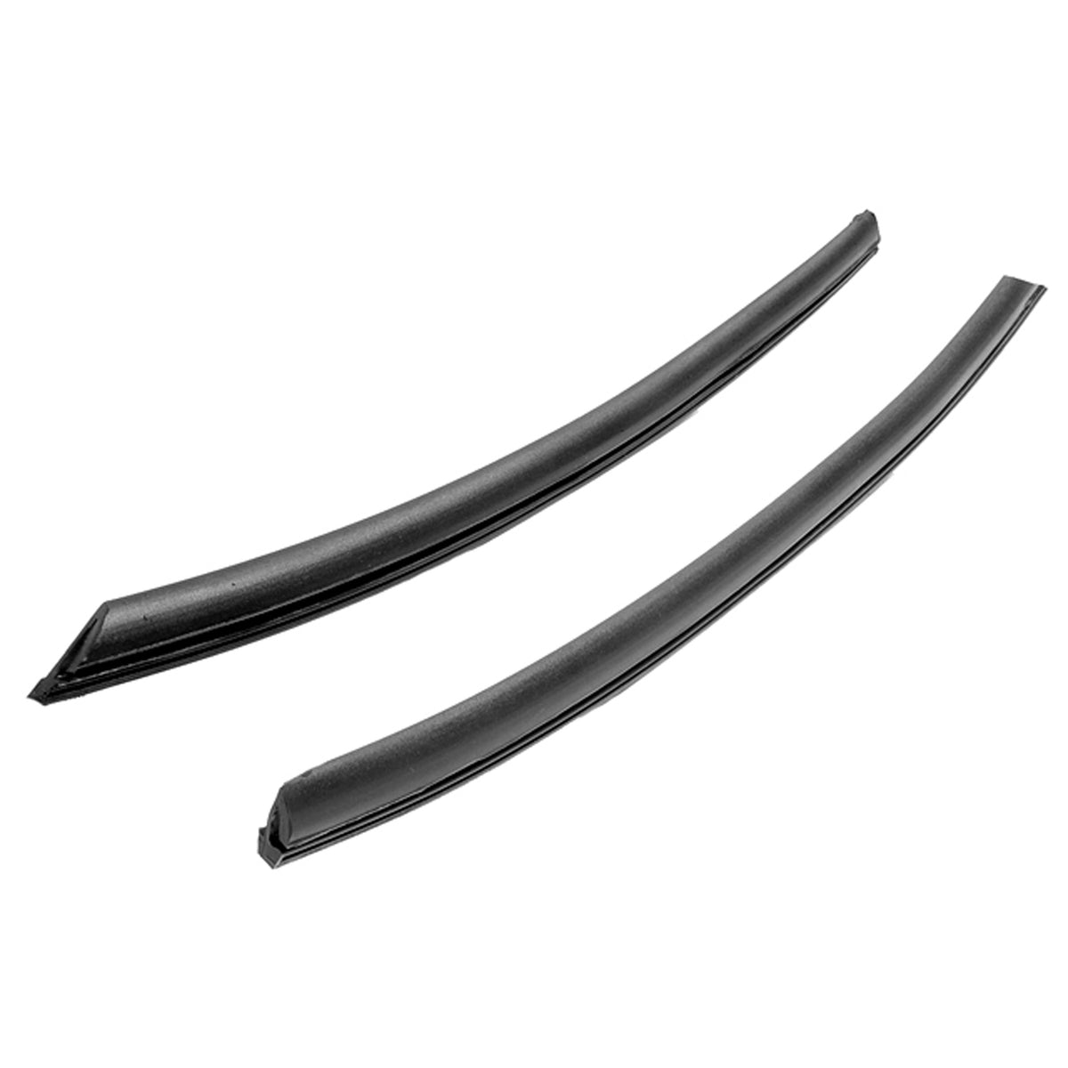 Rear Roll-Up Quarter Window to Side Glass Seals For Pontiac GTO 1964-65; VS 3-H