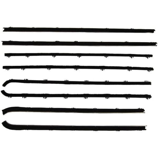 Window Sweeper Kit - 2 Door Hardtop (8 Pc) For Dodge Dart 1967-1969; WC 2300-59