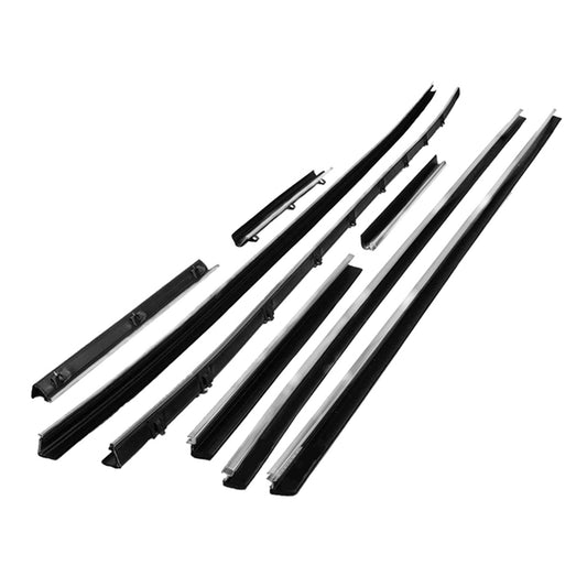 Window Sweeper Kit - 2 Door Convertible(8 PC) For Dodge Dart 1967-69; WC 2300-60